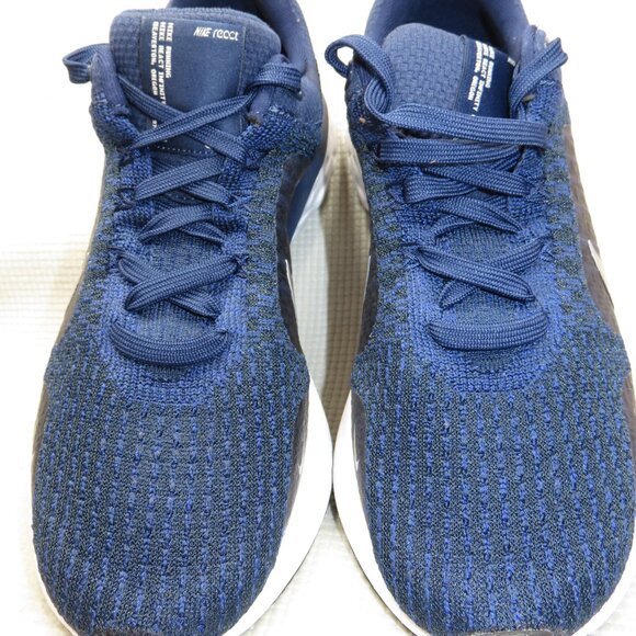 Nike React FK3 Infinity Run DZ3014-401 Shoes Blue Navy Athletic Sneakers Mens 9 - Picture 3 of 12